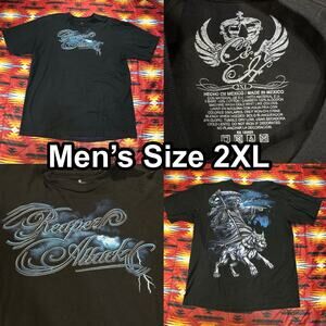 Vintage Y2K Grim Reaper Hell Hound Reaper Attack C & H Black T-Shirt Men’s 2XL